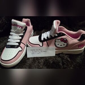 Hello Kitty Pink and Black Sneakers for Kids
